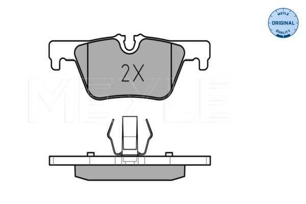 Meyle 0252530717 Колодки гальмівні (задні) BMW 3 (F30/F31/F34)/4 (F36) 11-