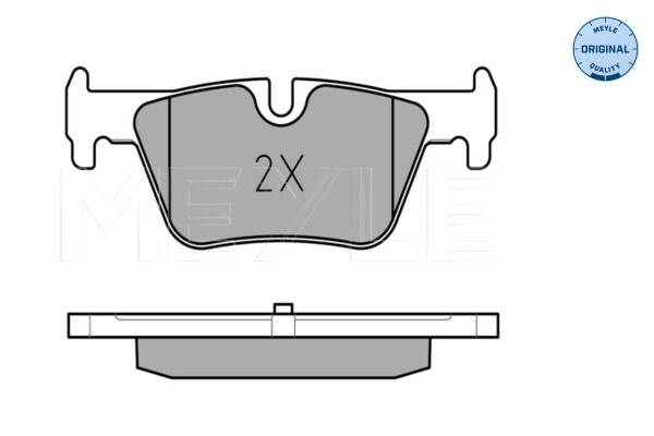 Meyle 0252530717 Колодки гальмівні (задні) BMW 3 (F30/F31/F34)/4 (F36) 11-