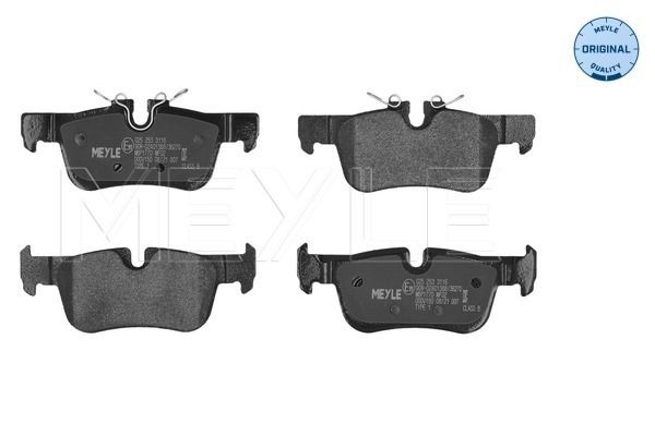 Meyle 0252533116 Колодки гальмівні (задні) BMW 2 (F44/46)/ i3 (I01)X1 (F48)/X2 (F39)/ Mini Clubman (