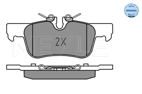 Meyle 0252533116 Колодки гальмівні (задні) BMW 2 (F44/46)/ i3 (I01)X1 (F48)/X2 (F39)/ Mini Clubman (
