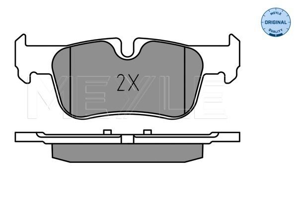 Meyle 0252533116 Колодки гальмівні (задні) BMW 2 (F44/46)/ i3 (I01)X1 (F48)/X2 (F39)/ Mini Clubman (