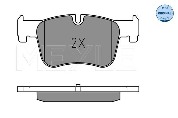 Meyle 0252550618 Колодки гальмівні (передні) BMW 1 (F20)/3 (F30)/4 (F32) 10-