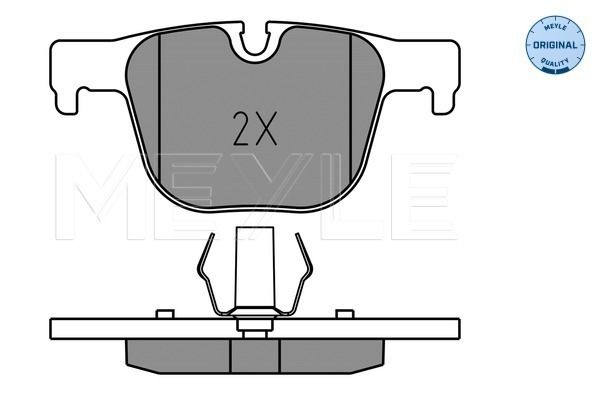 Meyle 0252551417 Колодки гальмівні (задні) BMW 3 (F30/F31/F34/F80)/4 (F32/F36/F82) 11-