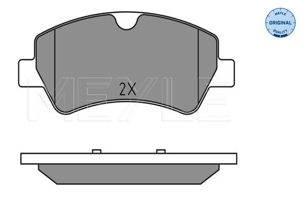 Meyle 0252560418 Колодки гальмівні (задні) Ford Transit 2.2TDCi 12- (Bosch)
