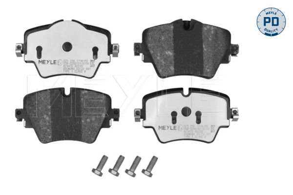 Meyle 0252561718PD Колодки гальмівні (передні) BMW 2 (F45/F46)/5 (G30/F90)/X1(F48)/X2 (E39)/X3 (G01/
