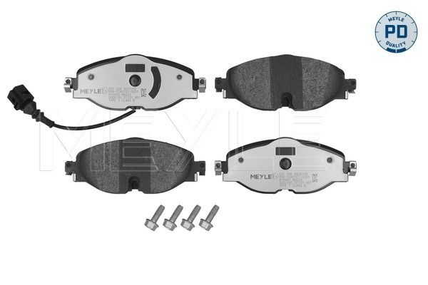 Meyle 0252568320PD Колодки гальмівні (передні) VW Caddy IV/Golf VII/Passat B8/Skoda Octavia/Seat Leo