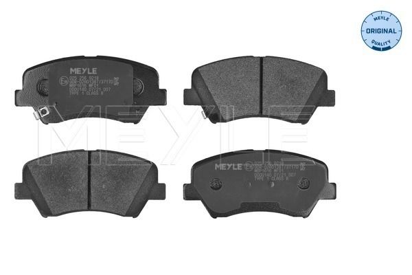 Meyle 0252569218 Колодки гальмівні (передні) Hyundai Elantra 10-/ i30 11-/ Kia Ceed 12- R15 (Bosch)