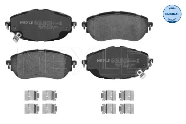 Meyle 0252569819 Колодки гальмівні (передні) Toyota Auris II/Corolla 12- (Bosch)