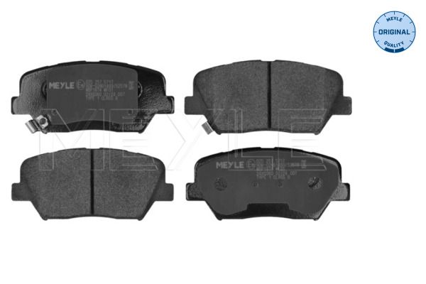 Meyle 0252575717 Колодки гальмівні (передні) Hyundai Santa Fe 10-/Creta 16-/Grandeur 11-/Kia Sorento