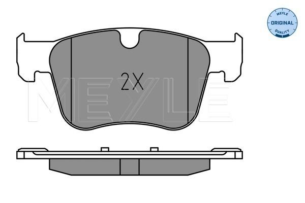 Meyle 0252583317 Колодки гальмівні (передні) Citroen C4 Picasso/Grand Picasso/Peugeot 308 13-