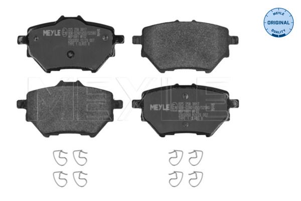 Meyle 0252583917 Колодки гальмівні (задні) Citroen C4 Grand Picasso/Peugeot 308/508 1.2-2.0 13-