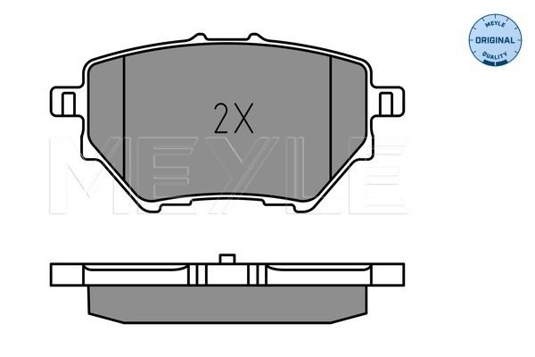Meyle 0252583917 Колодки гальмівні (задні) Citroen C4 Grand Picasso/Peugeot 308/508 1.2-2.0 13-