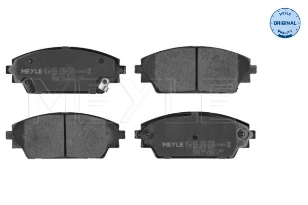 Meyle 0252587516 Колодки гальмівні (передні) Mazda 3 13-/CX-3 15-