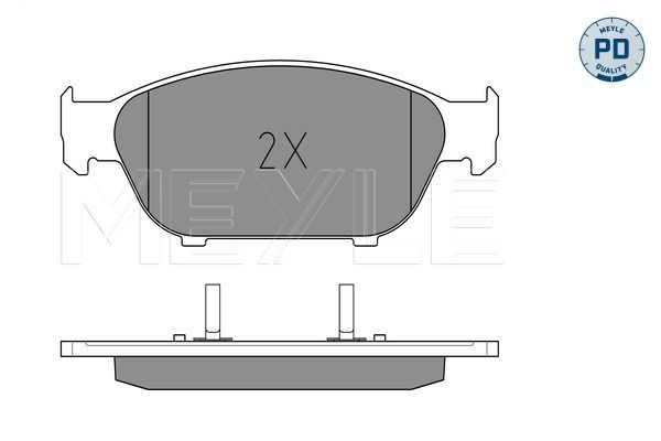 Meyle 0252615820PD Колодки гальмівні (передні) Audi A6/A7/A8 10-18