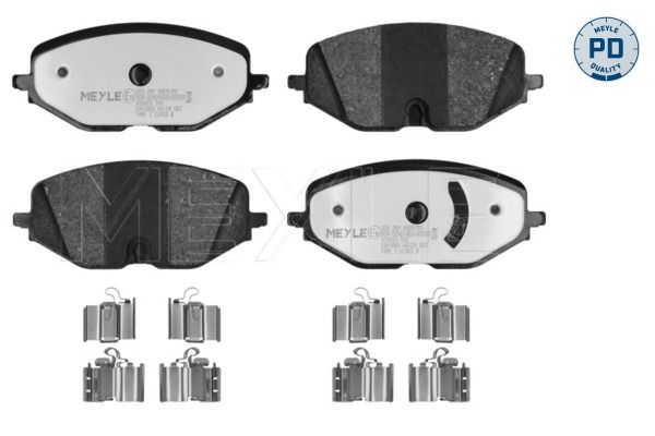 Meyle 0252616920PD Колодки гальмівні (передні) Audi A3/Skoda Octavia/Seat Leon/VW Golf VIII 19-