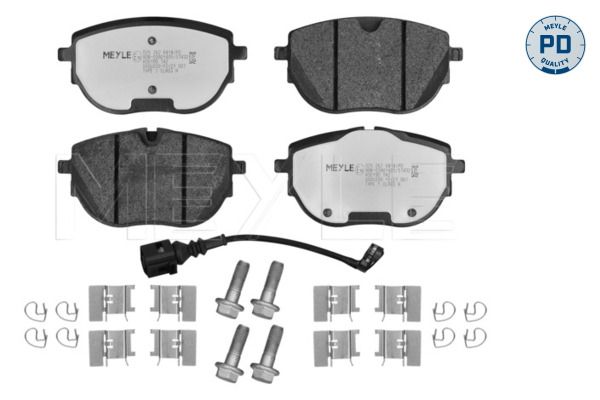 Meyle 0252626818PD Колодки гальмівні (передні) VW T6 15-