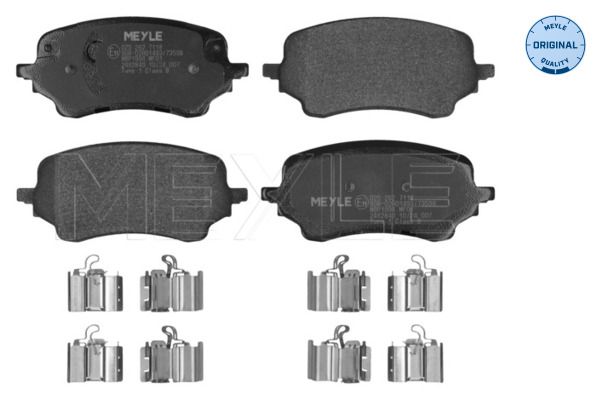 Meyle 0252627118 Колодки гальмівні (передні) Ford Puma 19-