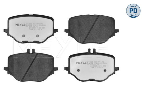 Meyle 0252639014PD Колодки гальмівні (задні) MB E-class (W214)/S-class (W223/V223/Z223) 19-