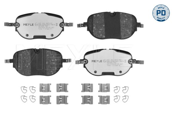 Meyle 0252640815PD Колодки гальмівні (передні) VW ID.3 19- (+датчик)