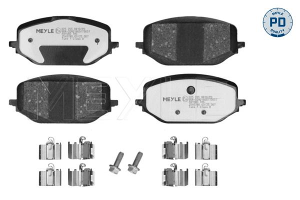 Meyle 0252658819PD Колодки гальмівні (передні) Citroen Berlingo/C5/Peugeot Partner/308/508 18-