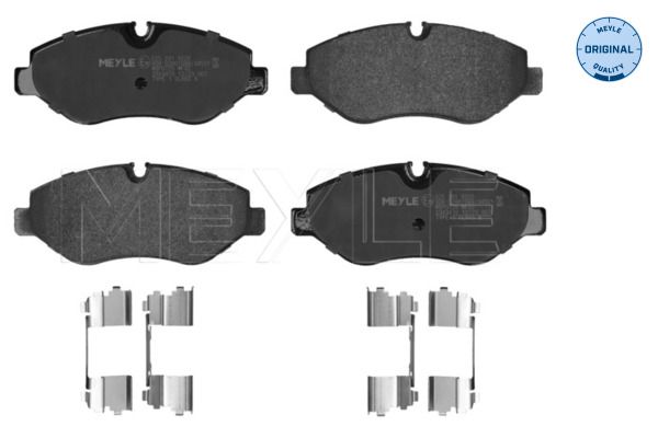 Meyle 0252919220PD Колодки гальмівні (передні) MB Sprinter (906) /Vito (W639) (Brembo) (Platinum)