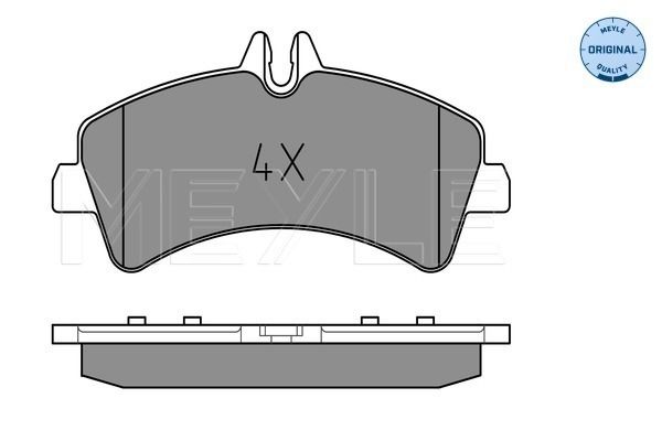 Meyle 0252921720 Колодки гальмівні (задні) MB Sprinter 509-519 CDI/VW Crafter 50 06- (спарка)