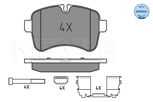 Meyle 0252923221 Колодки гальмівні (задні) Iveco Daily 35C15 06-