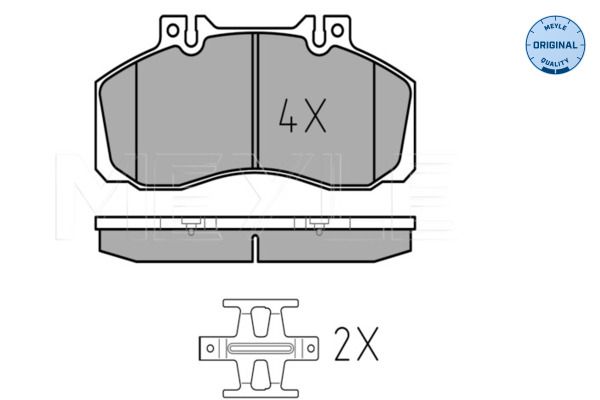 Meyle 0252983521 Колодки гальмівні (передні) MB 609-814/Vario