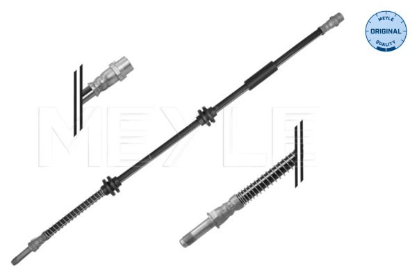 Meyle 1005250047 Шланг гальмівний (передній) VW T5 1.9-3.2 03-15 (L=552mm)
