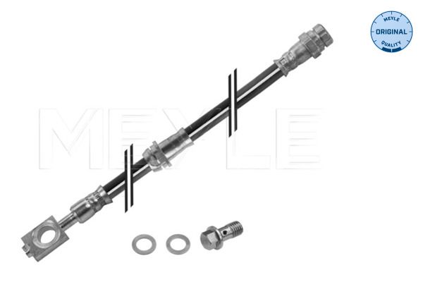 Meyle 1005250051S Шланг гальмівний (передній) Audi Q3/VW Tiguan 1.4-2.5 07- (605mm) M10x1mm