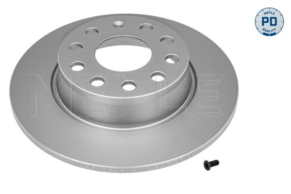 Meyle 1155230037PD Диск гальмівний (задній) Audi A1 10-/Skoda Fabia/Octavia/Rapid/Roomster 98-/VW Bo