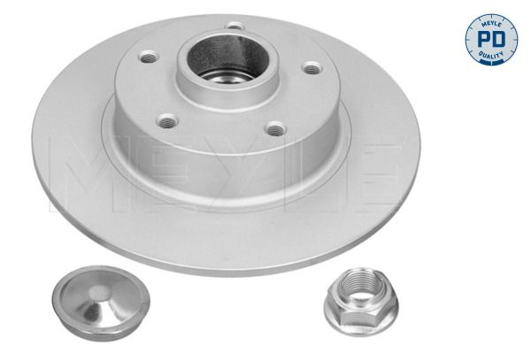 Meyle 16155230024PD Диск гальмівний (задній) Renault Megane 08- (260x8) (+ABS) (з підшипником)