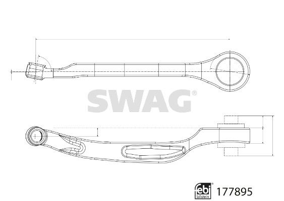 SWAG 33104357 Важіль підвіски, підвіска коліс