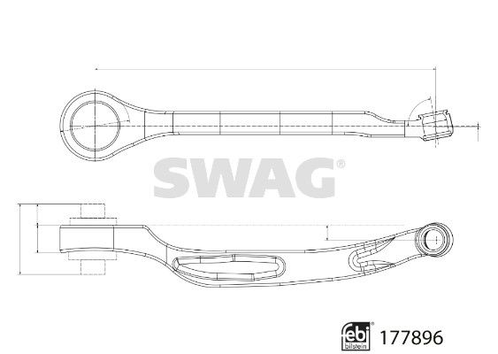 SWAG 33104358 Важіль підвіски, підвіска коліс