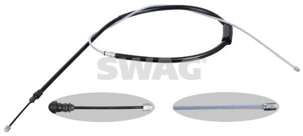 SWAG 60101815 Тросовий привод, стоянкове гальмо