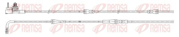 Remsa 001169 Конт. попер. сигналу, знос гальм. накл.