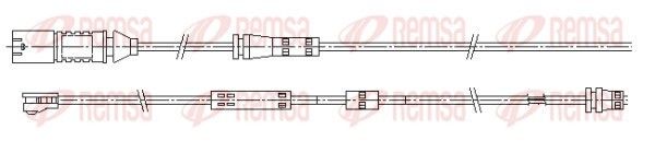 Remsa 001180 Конт. попер. сигналу, знос гальм. накл.