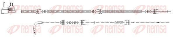 Remsa 001184 Конт. попер. сигналу, знос гальм. накл.