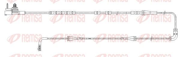 Remsa 001194 Конт. попер. сигналу, знос гальм. накл.
