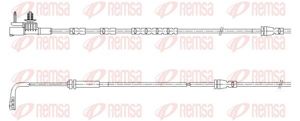 Remsa 001196 Конт. попер. сигналу, знос гальм. накл.
