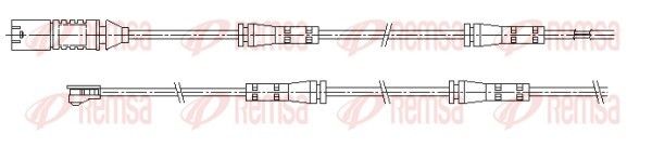 Remsa 001198 Конт. попер. сигналу, знос гальм. накл.