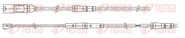 Remsa 001199 Конт. попер. сигналу, знос гальм. накл.