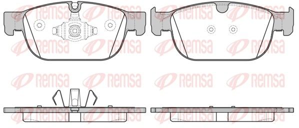 Remsa 169600 Комплект гальмівних накладок, дискове гальмо