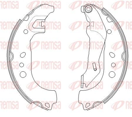 Remsa 444500 Гальмівна колодка