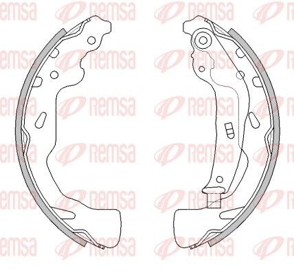 Remsa 446100 Гальмівна колодка