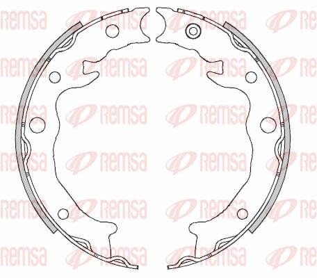 Remsa 446200 Гальмова колодка, стоянкове гальмо