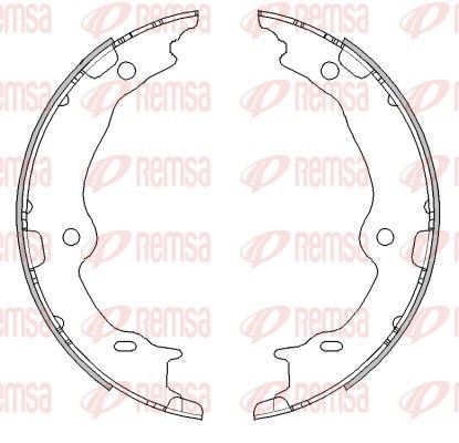 Remsa 446700 Гальмова колодка, стоянкове гальмо