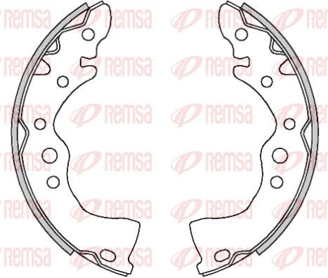 Remsa 449300 Гальмівна колодка