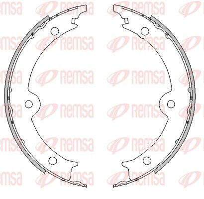 Remsa 451700 Гальмова колодка, стоянкове гальмо
