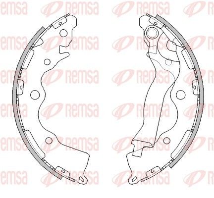 Remsa 452500 Гальмівна колодка